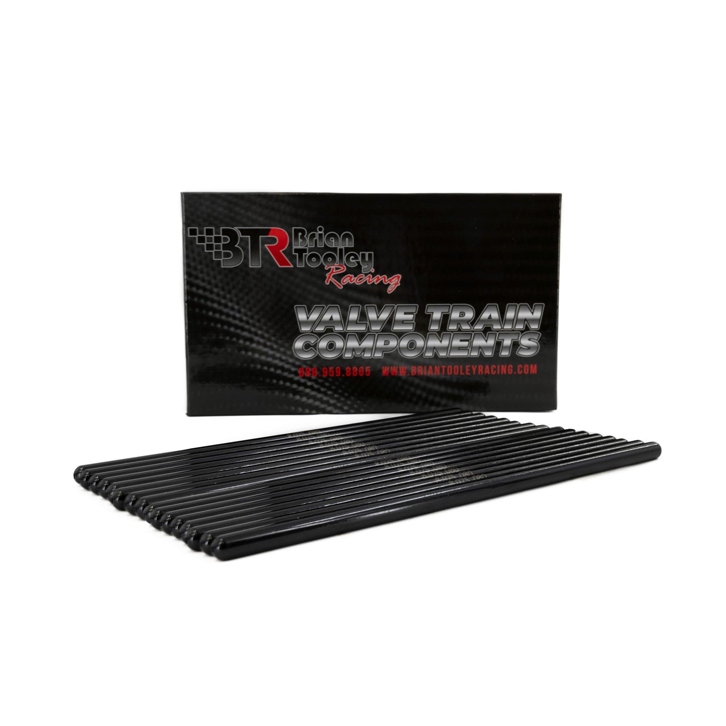 BTR CHROMOLY ONE-PIECE PUSHROD - 7.725 LONG - 3/8 DIAMETER - .080 WALL - SET OF 16