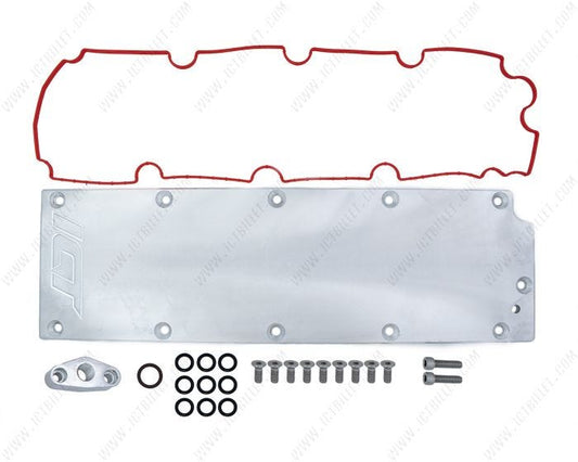 ICT BILLET LS DOD/AFM CONVERSION VALLEY COVER WITH OIL SENSOR PORT - 551606LS