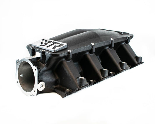 BTR EQUALIZER 3 INTAKE MANIFOLD - SQUARE PORT - BLACK POWDER COAT - IMA-03-BLK